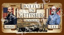 Battle of Gettysburg, Pa American Civil War Themed vehicle license plate picture