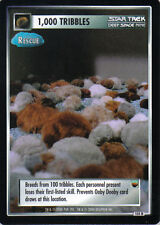 STAR TREK CCG TROUBLE WITH TRIBBLES RARE CARD 1,000 TRIBBLES (RESCUE) picture