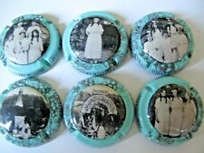 Series of 6 Champagne Capsules SONNET - GILLOT, 19 to 24 Champagne Festival 1921 picture