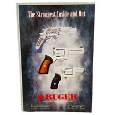 Sturm Ruger Pistol Print Ad 1995 Vintage The Strongest Inside and Out picture