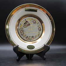 Dynasty Gallery 60th Anniversary Collector Plate, Chokin Collection, 24 kt Gold picture