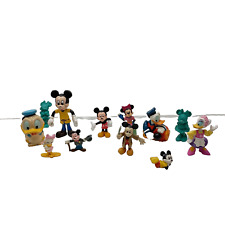 Vintage Bendy & Other Disney Mickey Mouse & Friends Donald Daisy Toys Figure Lot picture