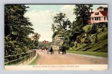 Cleveland OH-Ohio, Boulevard up Euclid Heights, c1909 Antique Vintage Postcard picture