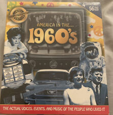 America In The 1960s  4 CDs +56 Page Book Great American Audio Brand New picture