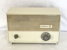 Vtg MCM Westinghouse H807T5 Ivory AM Radio picture