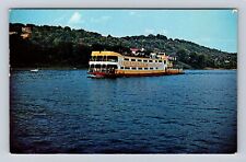 Cincinnati OH-Ohio, Johnston Chaperon Party Boat, Ohio River, Vintage Postcard picture
