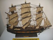 Vintage  FRAGATA ESPANOLA  ANO 1780 Model Spanish War Ship -Great Shape picture