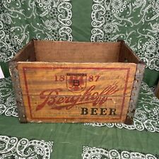 Rare Antique Vintage Berghoff BREWING Fort Wayne IN Wood Beer Case Crate Box picture