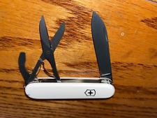 New Victorinox Swiss Army 91mm Knife COMPACT in WHITE  1.3405.7 picture