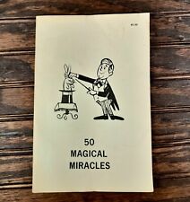 Vintage JMC  '50 Magical Miracles' Magic Book 23 Pages Very Good Condition  picture