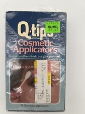 Vintage Q-Tips Cosmetic Applicators Retro Movie Or Play Prop Bathroom Counter picture