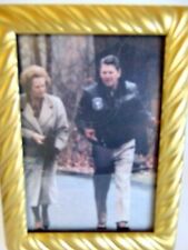Vintage Small Photo Frame w/ Picture of Reagans in the 70's by a Family Member picture