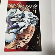 Lady Death In Lingere #1 Signed 7x COA 2957/3000 Ultra Rare Authentic Chaos picture