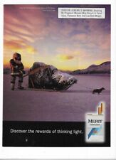 Merit Ultra Lights Cigarettes 1999 Print Tobacco Advertisement picture