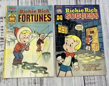 Lot of 2 Richie Rich Comics - Mar. No 21 Fortunes - June No 62 Success 25 Cents picture