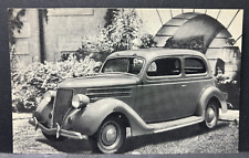 Postcard 1936 FORD TWO DOOR SEDAN Automobile Advertising  Car picture