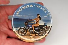 1979 Honda Paradise Motorcycle Pinback Button picture