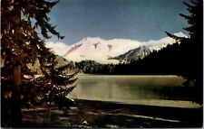 Postcard Auk Lake & Mendenhall Glacier  Alaska [bw] picture