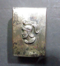 Vintage Metal Oxford’s Pill Box Silver Tone picture