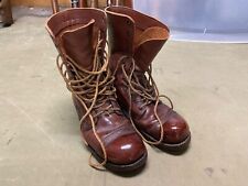 WWII US AIRBORNE PARATROOPER COMBAT FIELD CORCORAN JUMP BOOTS- SIZE 11 picture