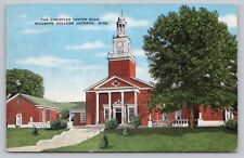 Postcard MS Jackson The Christian Center Bldg Millsap's College Clock Tower I9 picture
