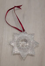 Waterford Crystal Snow Star Mini Ornament + Pouch & Box CHRISTMAS 2017 40023147 picture