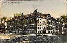 Goshen High School Indiana Historic Antique Postcard c1910 picture