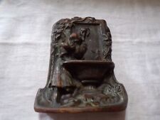 Vintage Bronzed Lady By The Fountain Bookends picture