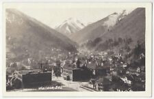 1920 Wallace, Idaho - REAL PHOTO Town View - Vintage Postcard picture