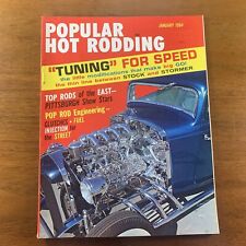 Popular Hot Rodding Magazine January 1964 Mercury 1948 Excellent Condition picture