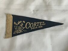 Vintage Skiing  1952 Cortez Colo.Pennant picture