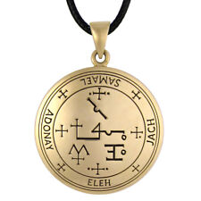 Bronze Talisman of Archangel Samael Amulet Angel Ceremonial Magic Sigil Jewelry picture