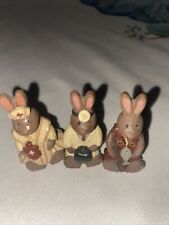3pc Resin Rabbit Bunny Miniatures 2