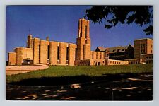 Atchison KS-Kansas, St Benedict's Abbey Church, Religion, Vintage Postcard picture