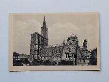 Vintage Postcard Notre Dame Cathedral Strasbourg France Antique Lithograph picture