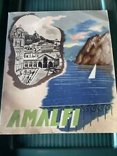 1937 Italy AMALFI Travel Guide Book picture