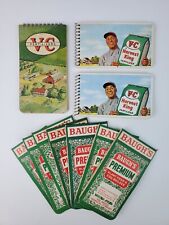 Lot 10 Vintage Feed & Seed Notepads Baugh's & VC Farm Booklets Mostly Blank picture