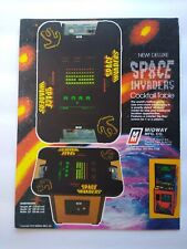 Space Invaders Deluxe Magazine Trade AD Retro Gaming Vintage 1980 Artwork picture
