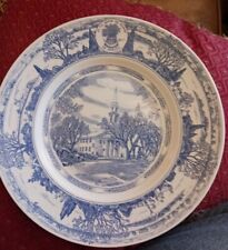 PRINCIPAL COLLEGE RARE WEDGWOOD COMMEM. PLATE, CHAPEL GOLDEN ANNIVERSARY NICE * picture