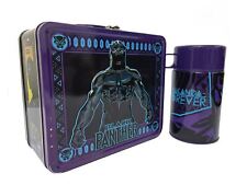 TIN TITANS MARVEL BLACK PANTHER PX LUNCHBOX & BEV CONTAINER picture