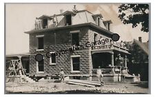 RPPC Occupational Construction of House CINCINNATUS NY Real Photo Postcard picture