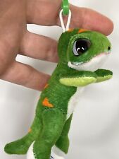 Geico Insurance Gecko Mascot Backpack Clip Keychain Plush Stuffed Animals picture