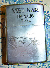 DA NANG - ZIPPO LIGHTER - 1971 - 1972 Tour - Lovers Bathing - Vietnam War - R.08 picture