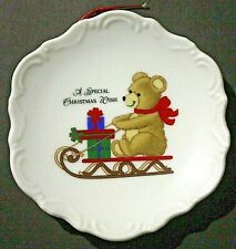 Papel Christmas Ornament Bear Sled Red Scarf  picture