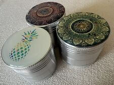 2 inch Tobacco Herb Grinder Spice Herbal 4 Piece Metal  Smoke Crusher picture