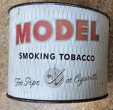 RARE VINTAGE MODEL SMOKING TOBACCO TIN picture