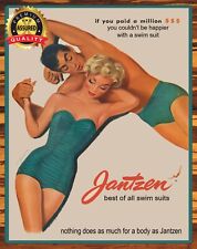 Jantzen - Swim Wear - Best of All Swim Suits - 1950s - Metal Sign 11 x 14 picture
