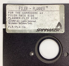 Commodore 64 Software Vintage 1987 Spinnaker Filer Planner Rare picture
