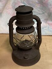 Vintage Dietz No. 2 D-lite Brown railroad lantern D-lite glass globe NY USA picture