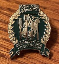 Vintage Olive Garden Culinary Team Certified Restaurant Employee Lapel Pin picture